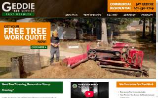 Geddie Tree Service, LLC website