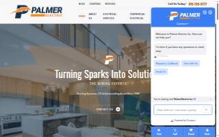 Palmer Electric website
