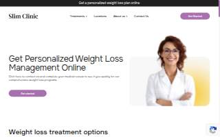 Slim Weight Loss Clinic of Petal website