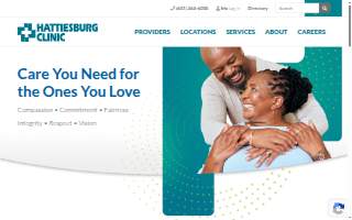 Hattiesburg Clinic Children's Clinic website