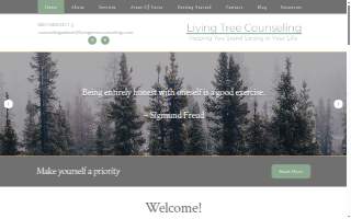 Living Tree Counseling, LLC website