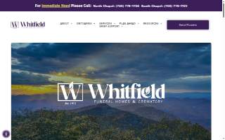 Whitfield Rentals website