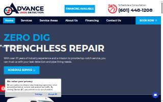 Advance Leak Detection website