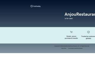 Anjou Restaurant website