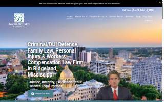 Burghard Law Firm website