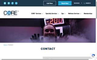 CORE Wellness & Recovery website