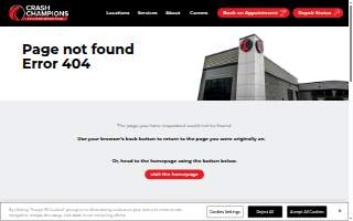 Crash Champions Collision Repair Sunnybrook Road website