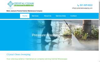 Crystal Clean Sweeping, Inc. website