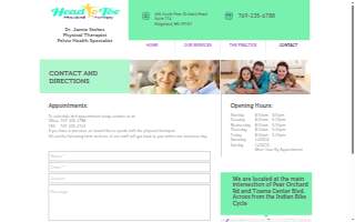 Head to Toe Physical Therapy website