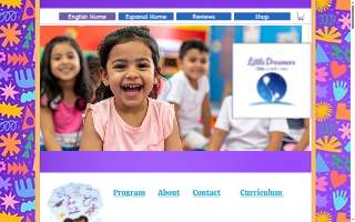 Little Dreamers Child Care Center website