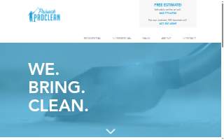 Prisock ProClean website