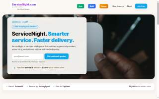 ServiceKnight website