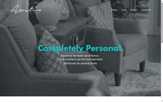 Austin Law Firm website