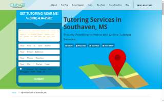 Club Z! Tutoring Services of Southaven website