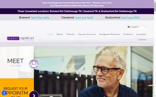 Eyear Optical website