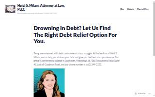 Heidi S Milam, Attorney at Law website