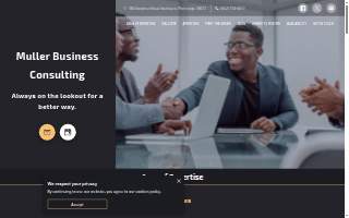 Muller Business Consulting website