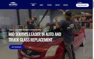 One Source Auto Glass website