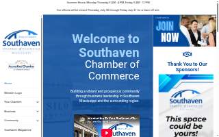 Southaven Party Rentals website
