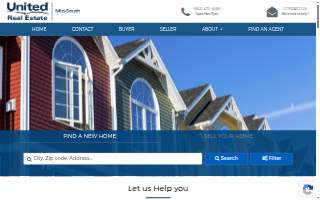 United Real Estate Mid-South website