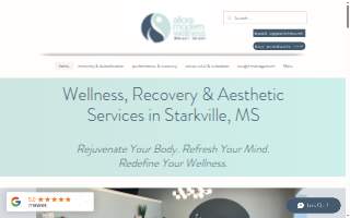 allora modern wellness website