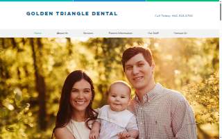 Golden Triangle Dental Center website