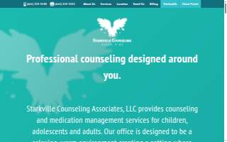 Starkville Counseling Associates website
