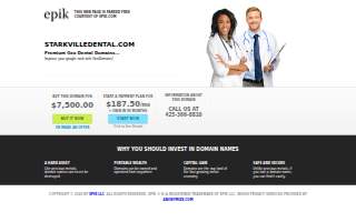 Starkville Dental website