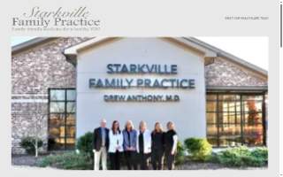 Starkville Family Practice website