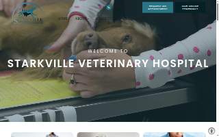 Starkville Veterinary Hospital website