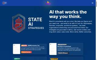 State AI Strategies website