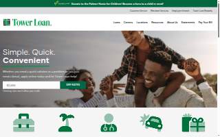 Tower Loan of Starkville website