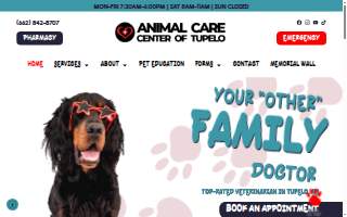 Animal Care Center of Tupelo website