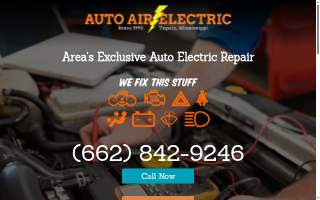 Auto Air Electric website