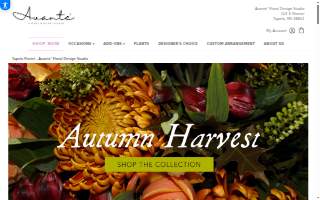 Avante' Floral Design Studio website