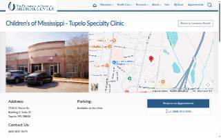 Children's Clinic Tupelo website