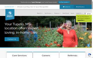 Comfort Keepers of Tupelo website