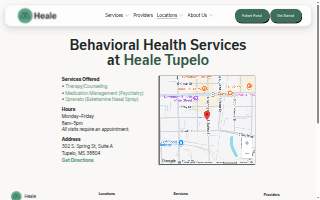 Heale Counseling Spring St website