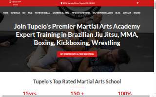 Tupelo Jiu Jitsu Academy website