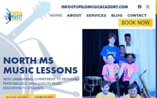 Tupelo Music Academy website