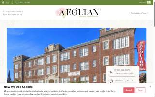 Aeolian Senior Apartments website