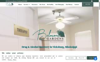 Belmont Gardens Recovery Center website