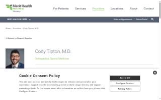 Cody Tipton, M.D. website