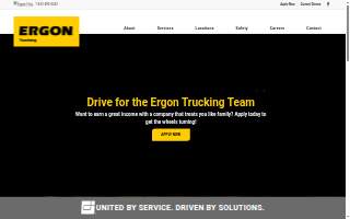 Ergon Trucking Inc. website