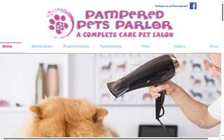 Pampered Pooch website
