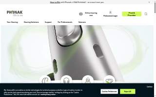 Phonak Hearing Aids and Accessories website