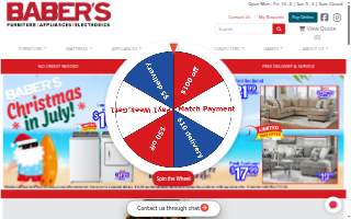 Baber's of West Point website