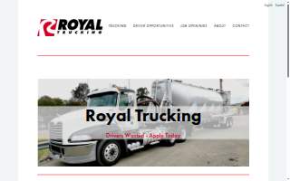 Royal Trucking Company website