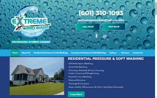 Extreme Pro Wash website
