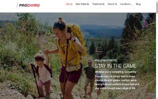 Belgrade Chiropractic website